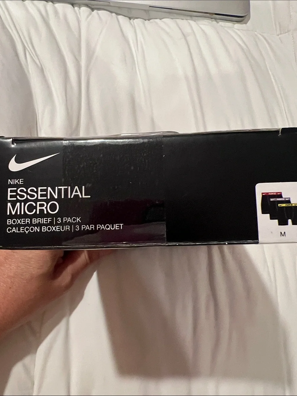 Nike Essential Micro Boxer Briefs — (3 Pack)